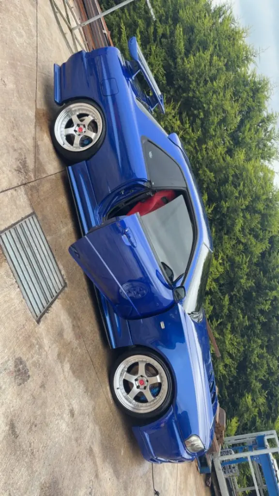 Nissan Skyline GT-R side profile after detailing