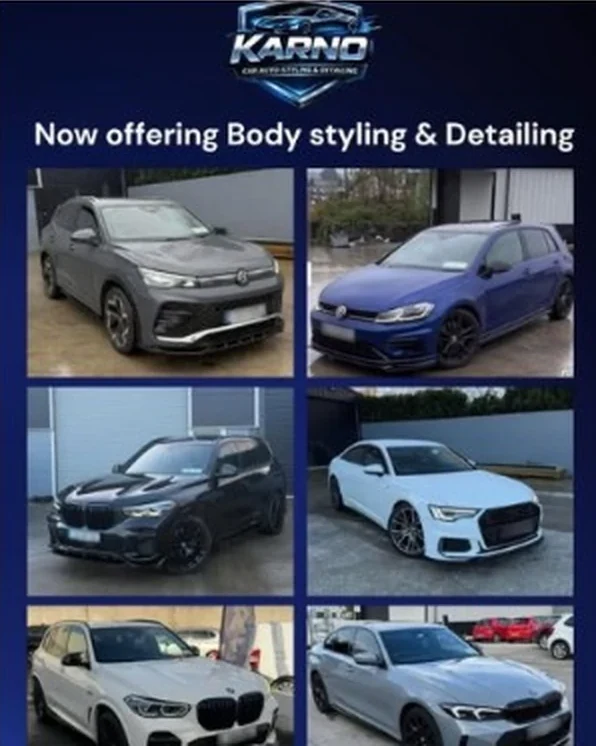 Karno Auto Styling Instagram post - body styling and detailing lineup
